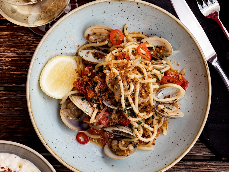 Risotto met Parmezaan en truffelolie